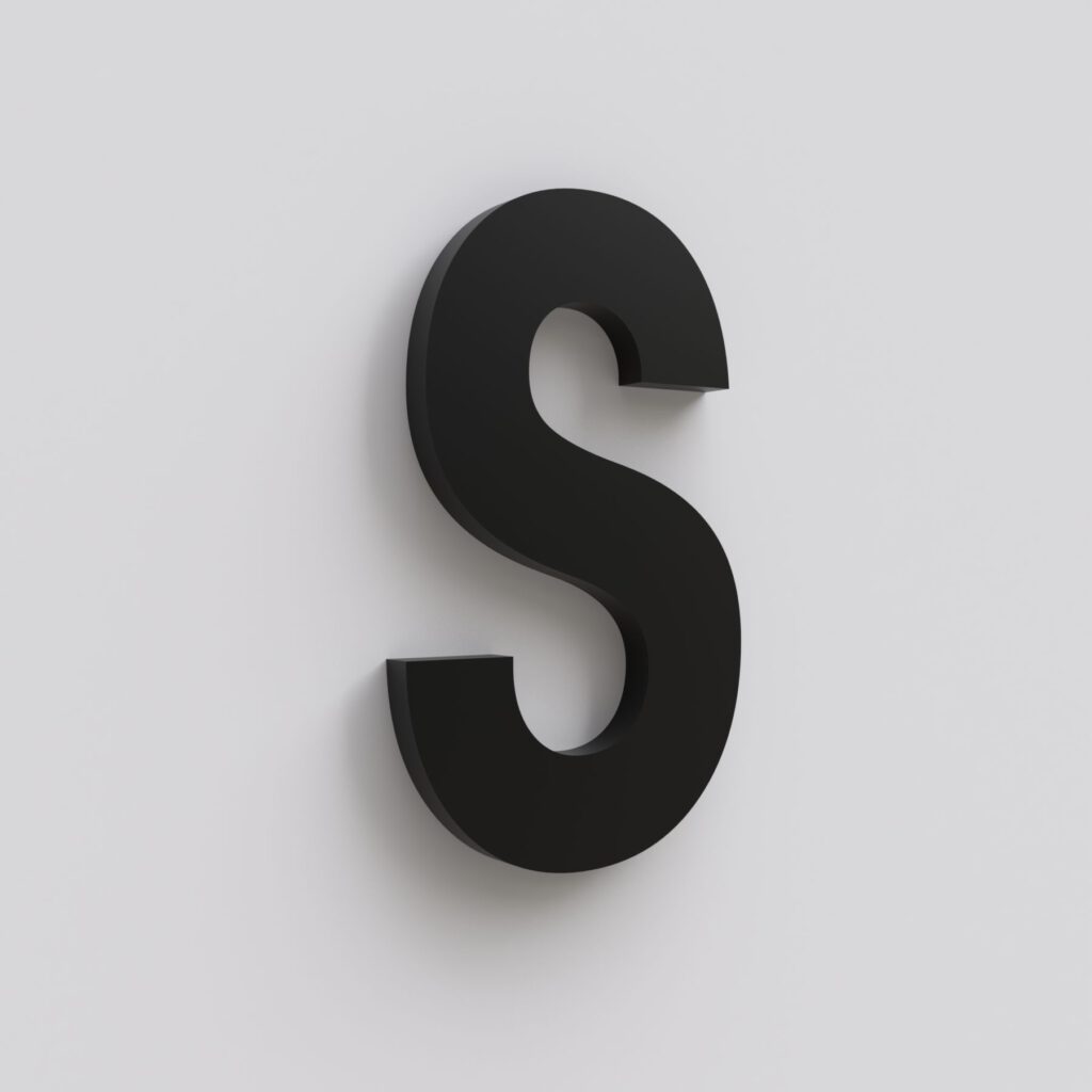 Acrylaat letter