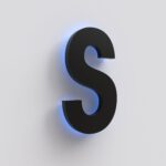 Acrylaat met verlichting Acrylaat letter met verlichting
