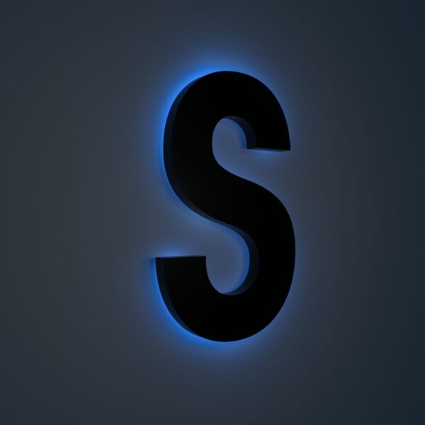Acrylaat letter verlicht