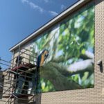 Reclamebord grote foto