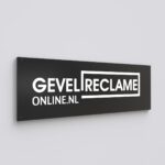 reclame bord zwart Reclamebord